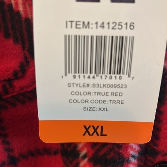 Soho Threads Women's Sherpa Lined Shirt Jacket, True Red XXL - NEW - Picture 4 of 10
